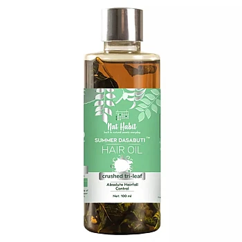 Nat Habit Summer Dasabuti Hair Oil Tri-leaf (100ml)