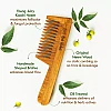 Nat Habit Wide Tooth Wooden Kacchi Neem Comb & Henna Paste Soaked (Comb 1Pcs + 2 Pack Paste Each 220g) (1Pack)