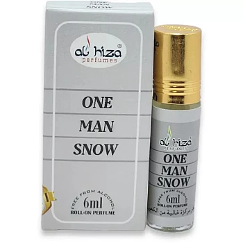 Al Hiza Perfumes One Man Snow Roll-on Perfume Free From Alcohol (6ml, Pack of 6)