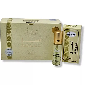 Al Hiza Perfumes Aseel Roll-on Perfume Free From Alcohol (6ml, Pack of 6)