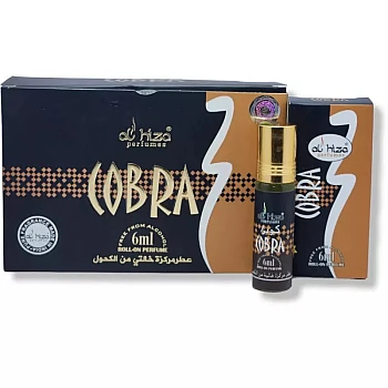 Al Hiza Perfumes Cobra Roll-on Perfume Free From Alcohol (6ml, Pack of 6)