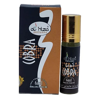 Al Hiza Perfumes Cobra Roll-on Perfume Free From Alcohol (6ml, Pack of 6)