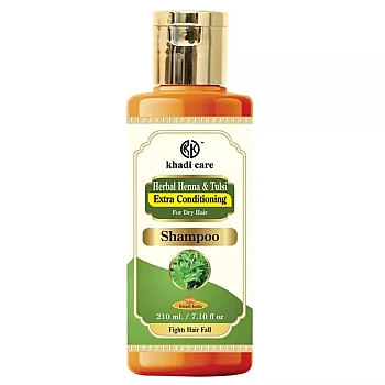 Khadi Care Herbal Henna Tulsi Shampoo (210ml)