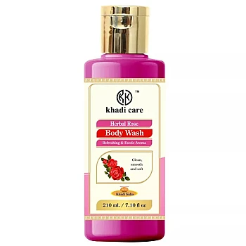Khadi Care Herbal Rose Body Wash (210ml)