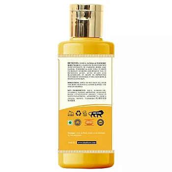 Khadi Care Herbal Sandal & Turmeric Body Wash (210ml)