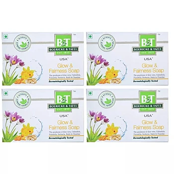 Boericke and Tafel Glow & Fairness Soap (75g, Pack of 4)