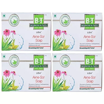 Boericke and Tafel Akne Sor Soap (75g, Pack of 4)