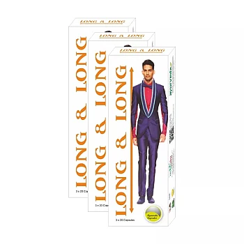 Mahaved Long And Long Capsule (60caps, Pack of 3)