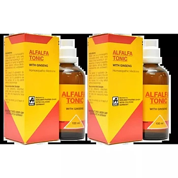 Adel Pekana Alfalfa Tonic With Ginseng (100ml, Pack of 2)