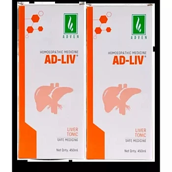 Adven Ad Liv Syrup (450ml, Pack of 2)