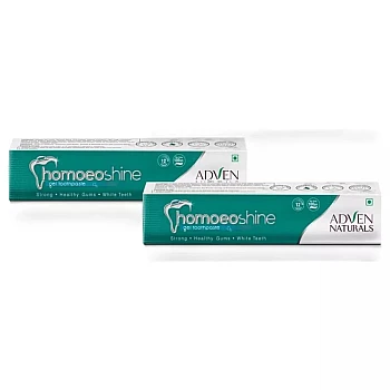 Adven Homoeoshine Toothpaste Gel (100g, Pack of 2)