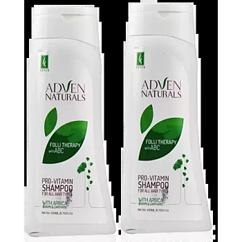 Adven Pro Vitamin Shampoo with Arnica, Brahmi and Cantharis (200ml, Pack of 2)
