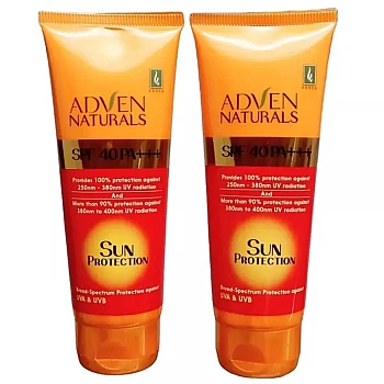 Adven Sun Protection Cream (100ml, Pack of 2)