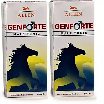 Allen Genforte Male Tonic (500ml, Pack of 2)