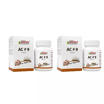 Bakson AC 9 Tablets (Hair Falling) (75tab, Pack of 2)