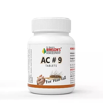 Bakson AC 9 Tablets (Hair Falling) (75tab, Pack of 2)