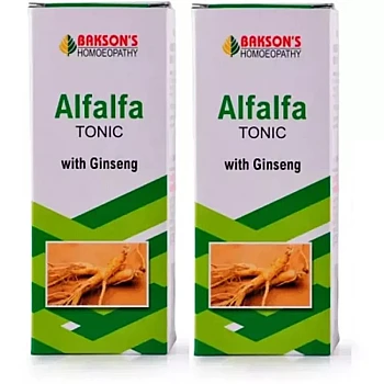 Bakson Alfalfa Tonic (With Ginseng) (115ml, Pack of 2)