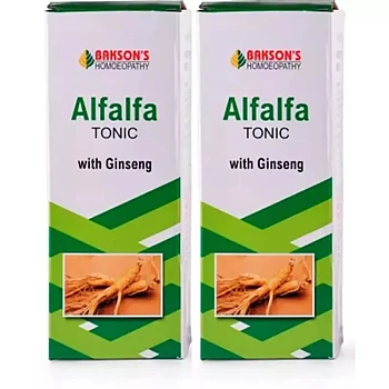 Bakson Alfalfa Tonic (With Ginseng) (450ml, Pack of 2)