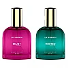 LA French Belief & Hooked Men & Women Eau De Parfum (30ml Each) (1Pack)