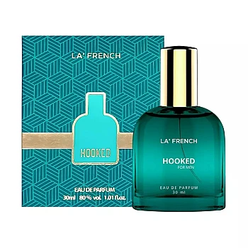 LA French Belief & Hooked Men & Women Eau De Parfum (30ml Each) (1Pack)