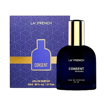 LA French Belife & Consent For Men & Women Eau De Parfum (30ml Each) (1Pack)