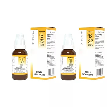 Bakson B22 Sinus Drops (30ml, Pack of 2)