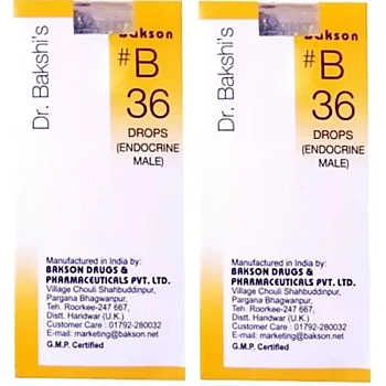 Bakson B36 Endocrine Drops (Male) (30ml, Pack of 2)
