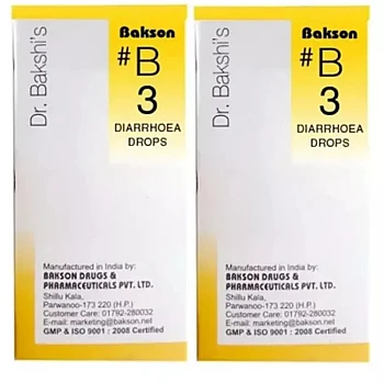 Bakson B3 Diarrhoea Drops (30ml, Pack of 2)