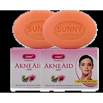 Bakson Sunny Akne Aid Soap (75g, Pack of 2)