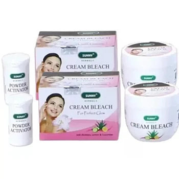 Bakson Sunny Bleach Cream with Aloe Vera, Lemon, Cucumber (30g, Pack of 2)