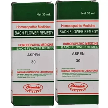Bhandari Bach Flower Aspen (30ml, Pack of 2)