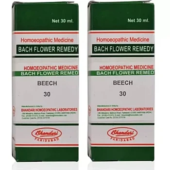 Bhandari Bach Flower Beech (30ml, Pack of 2)
