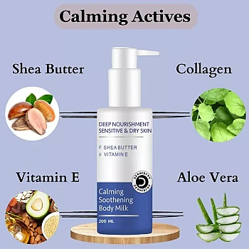 Dermistry Calming Soothing Body Milk Lotion (200ml)