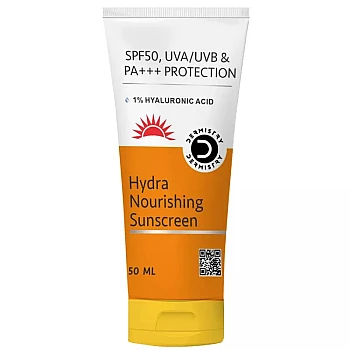 Dermistry 1% Hyaluronic Acid Sunscreen For Dry Skin Spf50 Uva Uvb Pa+++ (50ml)