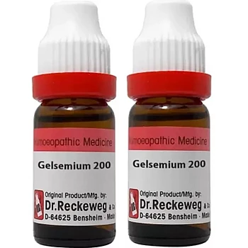 Dr Reckeweg Gelsemium Sempervirens 200 CH (11ml, Pack of 2)