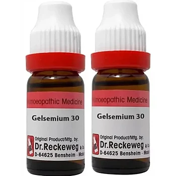 Dr Reckeweg Gelsemium Sempervirens 30 CH (11ml, Pack of 2)