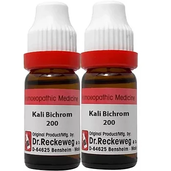 Dr Reckeweg Kali Bichromicum 200 CH (11ml, Pack of 2)