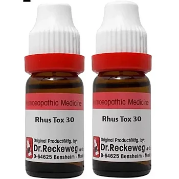 Dr Reckeweg Rhus Toxicodendron 30 CH (11ml, Pack of 2)