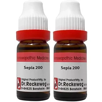 Dr Reckeweg Sepia 200 CH (11ml, Pack of 2)