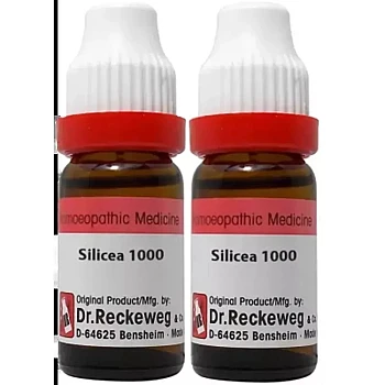 Dr Reckeweg Silicea 1M (1000 CH) (11ml, Pack of 2)