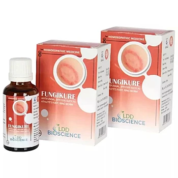 LDD Bioscience Fungikure Drops (30ml, Pack of 2)