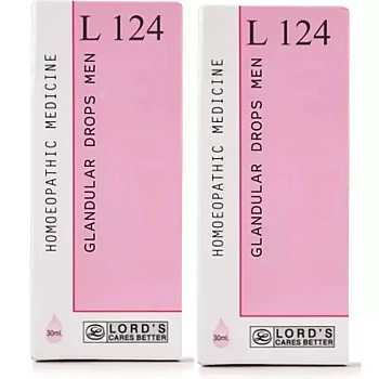 Lords L 124 Glandular Drops Men (30ml, Pack of 2)