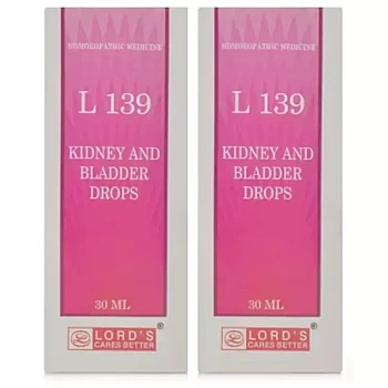 Lords L 139 Kidney Bladder Drops (30ml, Pack of 2)