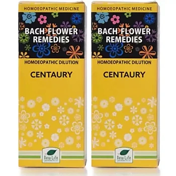 New Life Bach Flower Centaury (30ml, Pack of 2)