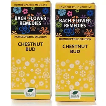 New Life Bach Flower Chestnut Bud (30ml, Pack of 2)