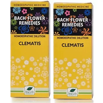 New Life Bach Flower Clematis (30ml, Pack of 2)