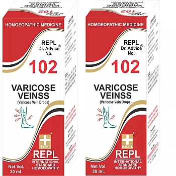 REPL Dr. Advice No 102 (Varicose Veinss) (30ml, Pack of 2)