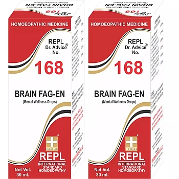 REPL Dr. Advice No 168 (Brain Fag-En) (30ml, Pack of 2)