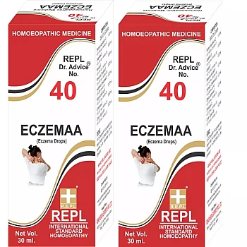 REPL Dr. Advice No 40 (Eczemaa) (30ml, Pack of 2)