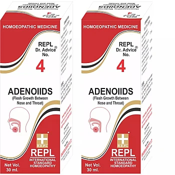 REPL Dr. Advice No 4 (Adenoiids) (30ml, Pack of 2)